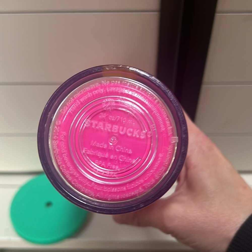 Starbucks hot pink cold cup tumbler - Picture 4 of 4